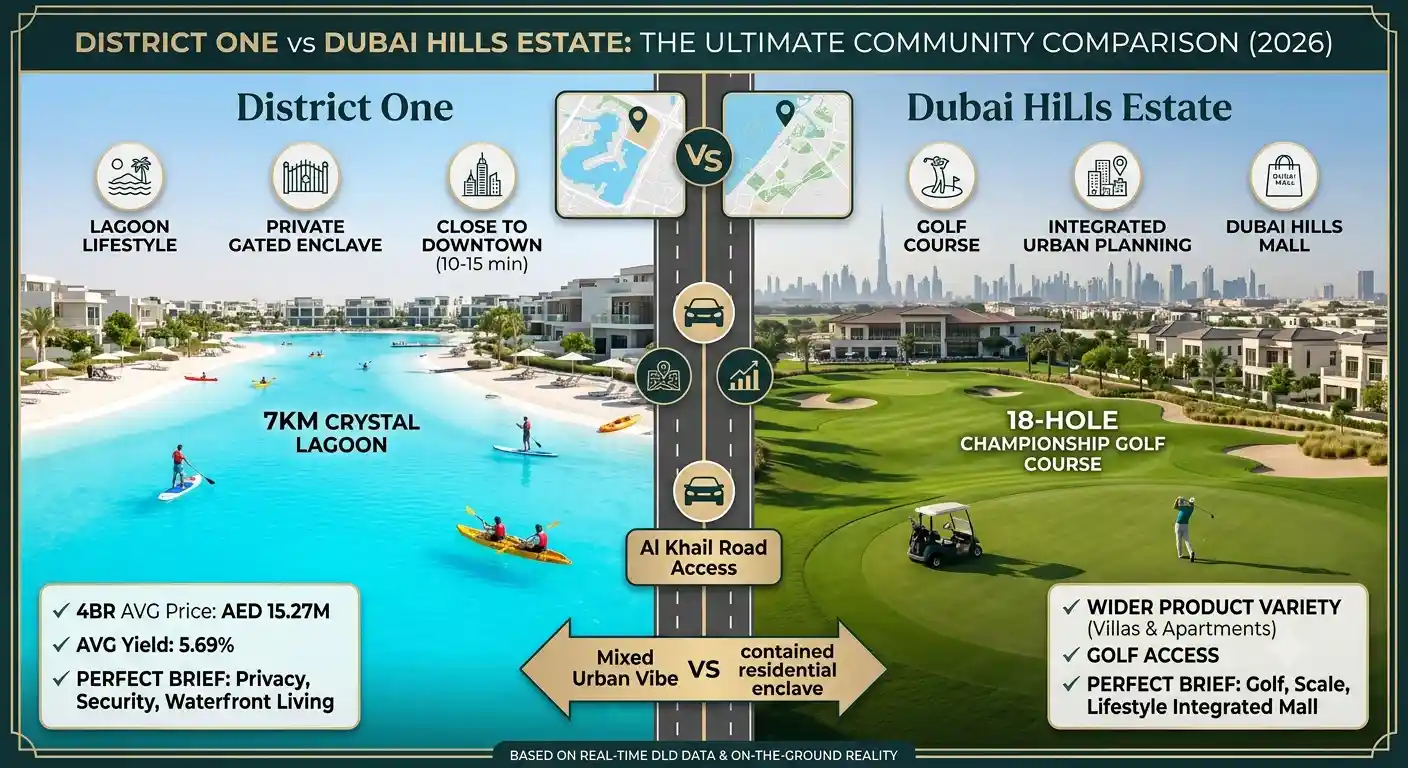 District One vs Dubai Hills Estate | 2026 Comparison